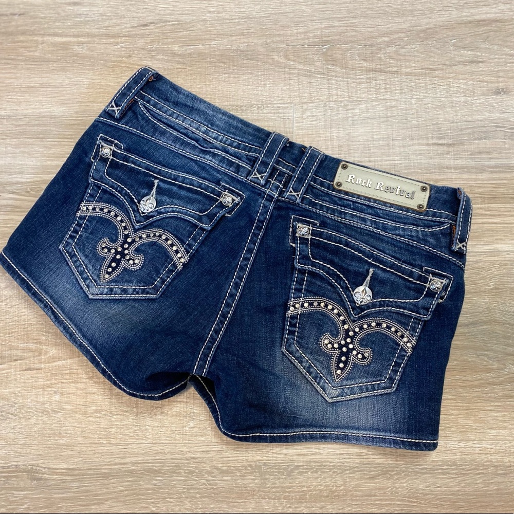 Rock revival Sasha denim shorts